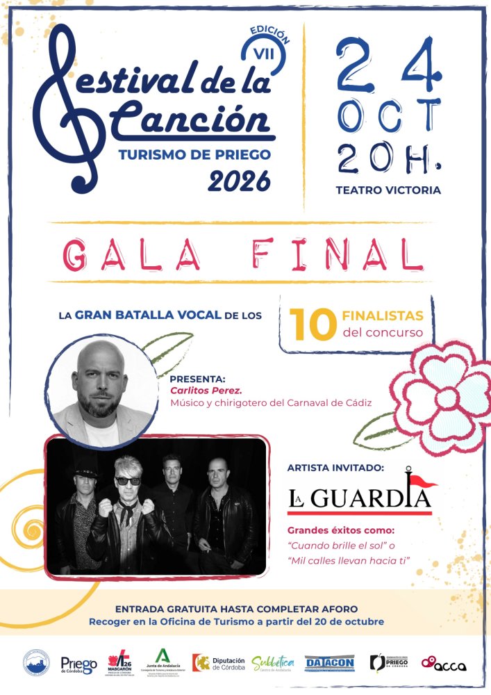 Imagen El VII Festival de la Canción Turismo de Priego reunirá a diez finalistas el 24 de octubre en el Teatro Victoria